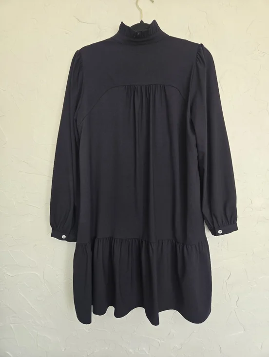 New Tuckernuck Navy Palmerston Long Sleeve Dress, S - Picture 6 of 11
